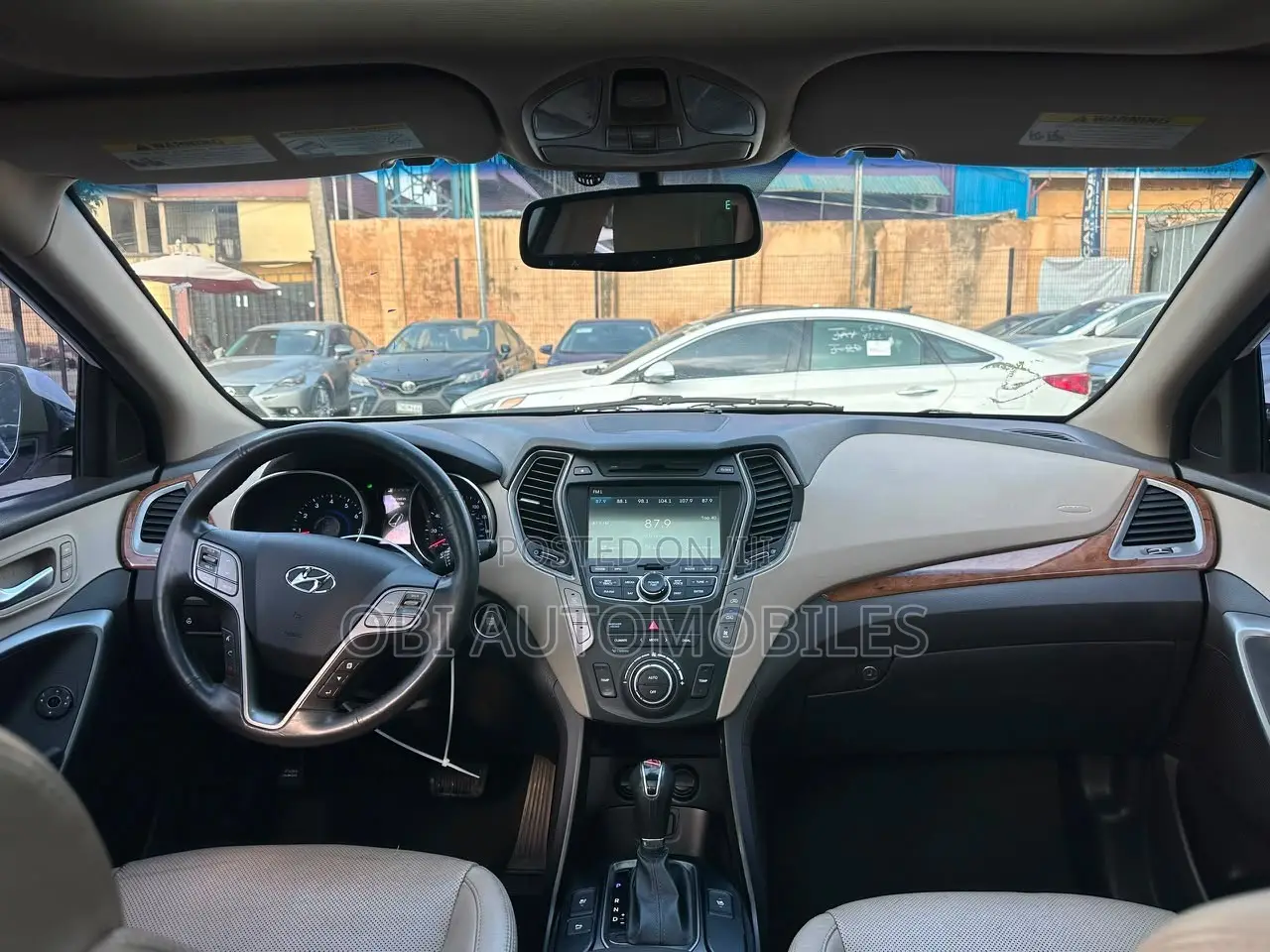 Hyundai Santa Fe 2015 White