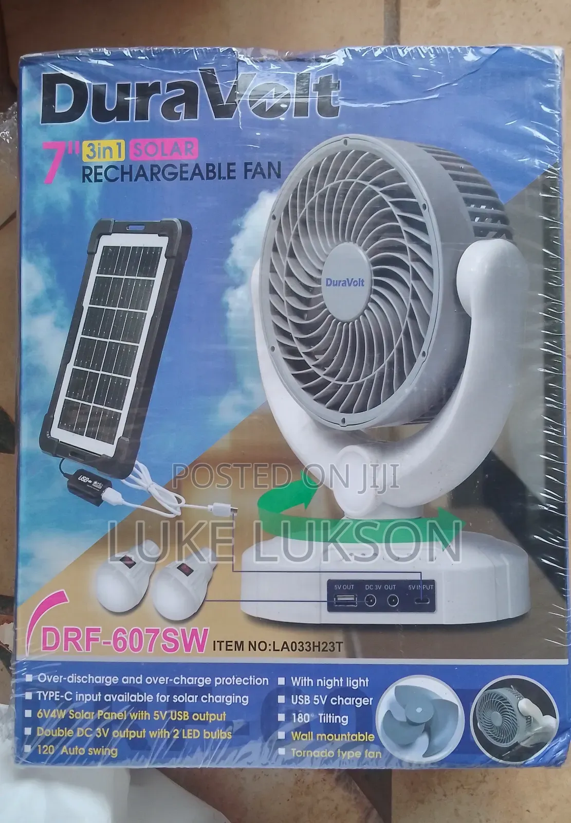 Duravolt Table Fan