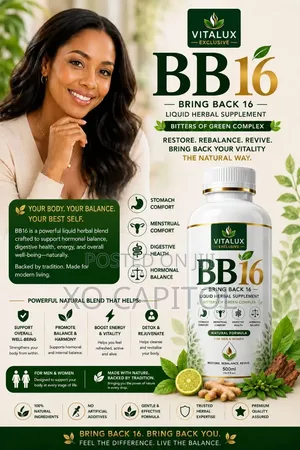 BB 16 ( Bring Back 16) Liquid Herbal Supplement