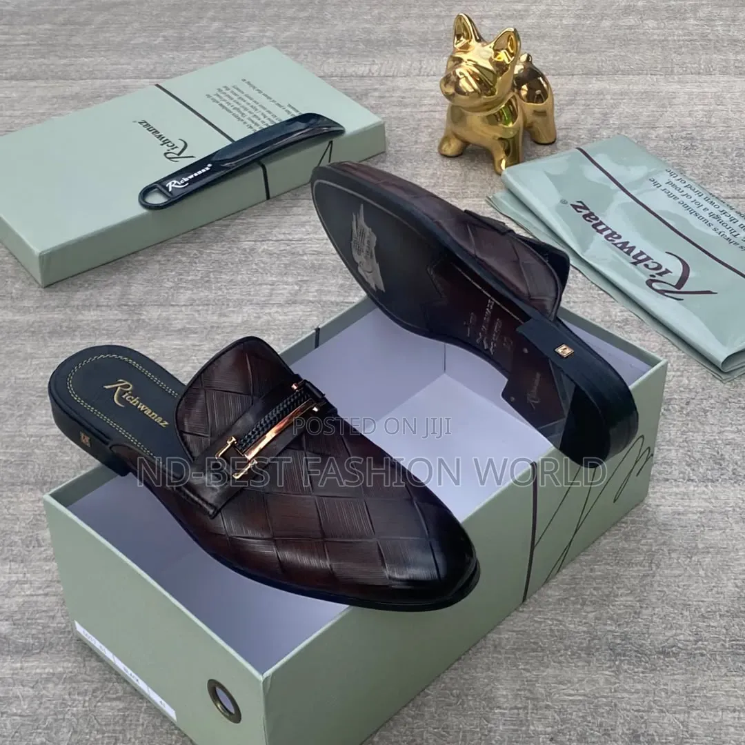Brown  Leather Half Shoe