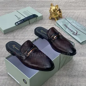 Brown  Leather Half Shoe