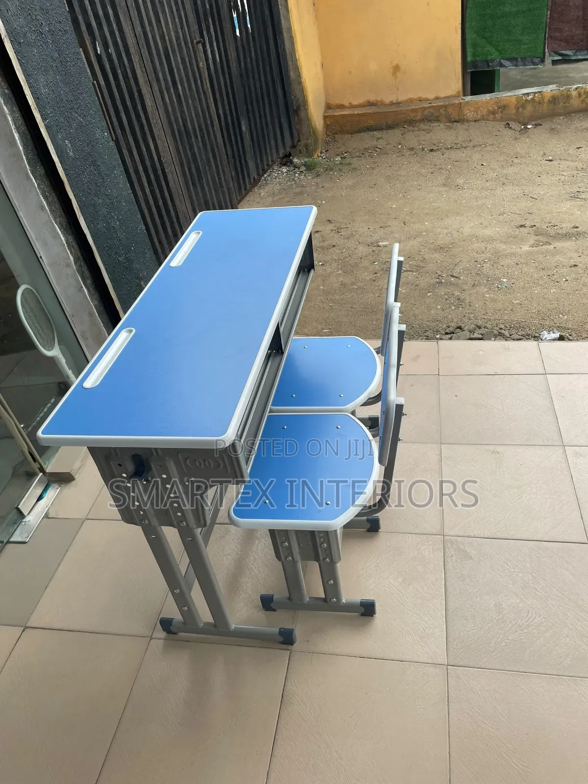 Imported Quality Student's Double Table With Chairs