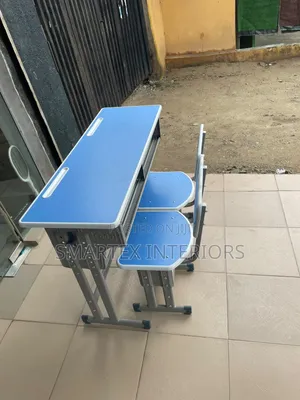 Imported Quality Student's Double Table With Chairs