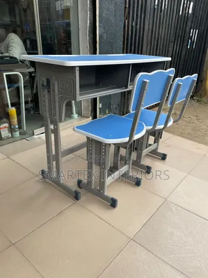 Imported Quality Student's Double Table With Chairs