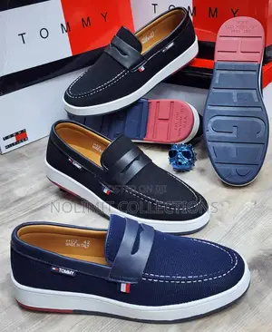 Fabric Tommy Hilfiger Penny Loafers