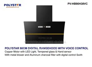 Polystar 90cm Digital Rangehood With Voice Control
