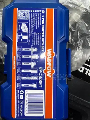 Wadfow 6-Piece 6mm Wood Router Bit Set WRKSR0106