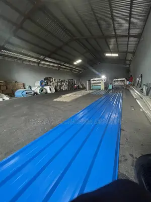Blue Aluminum Roofing Material