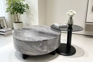 WestUx Minimalist Round Coffee Table T361
