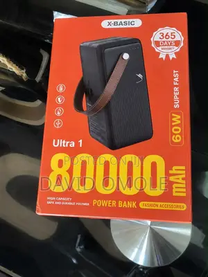 80,000mAh Fast Charging Power Bank – 60W Super Fast Charging