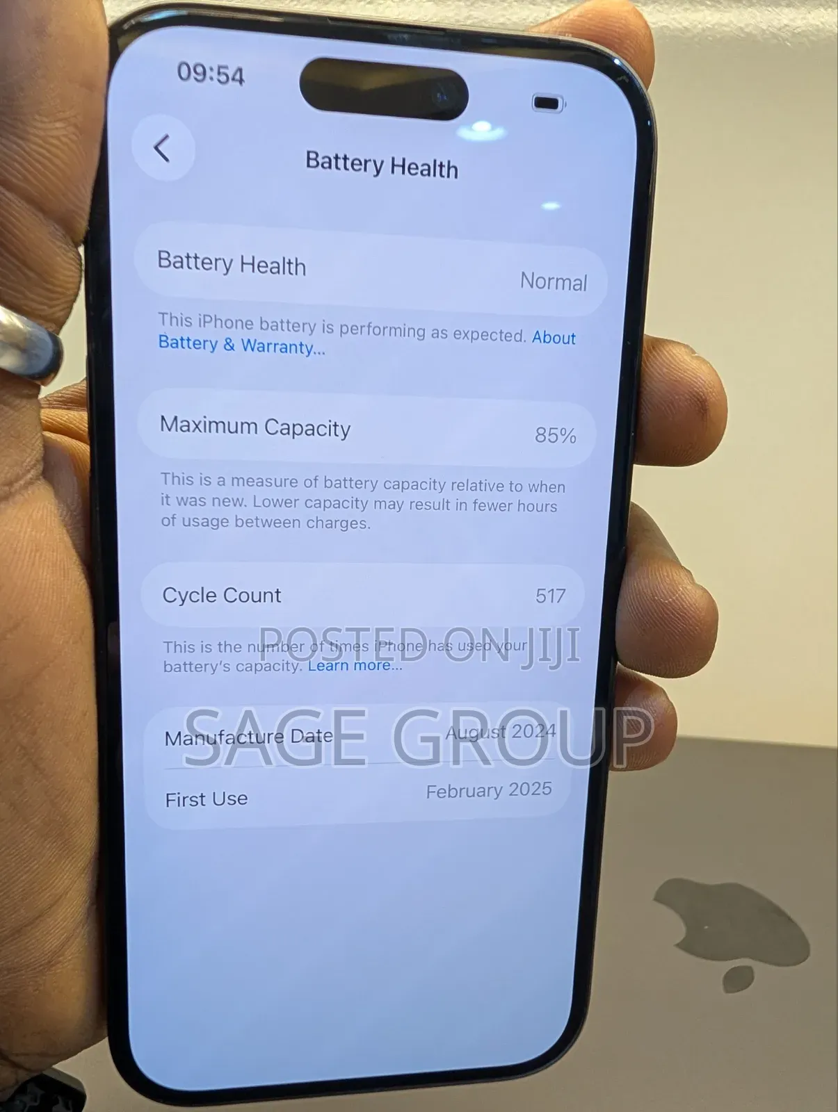 Apple iPhone 15 128 GB Black