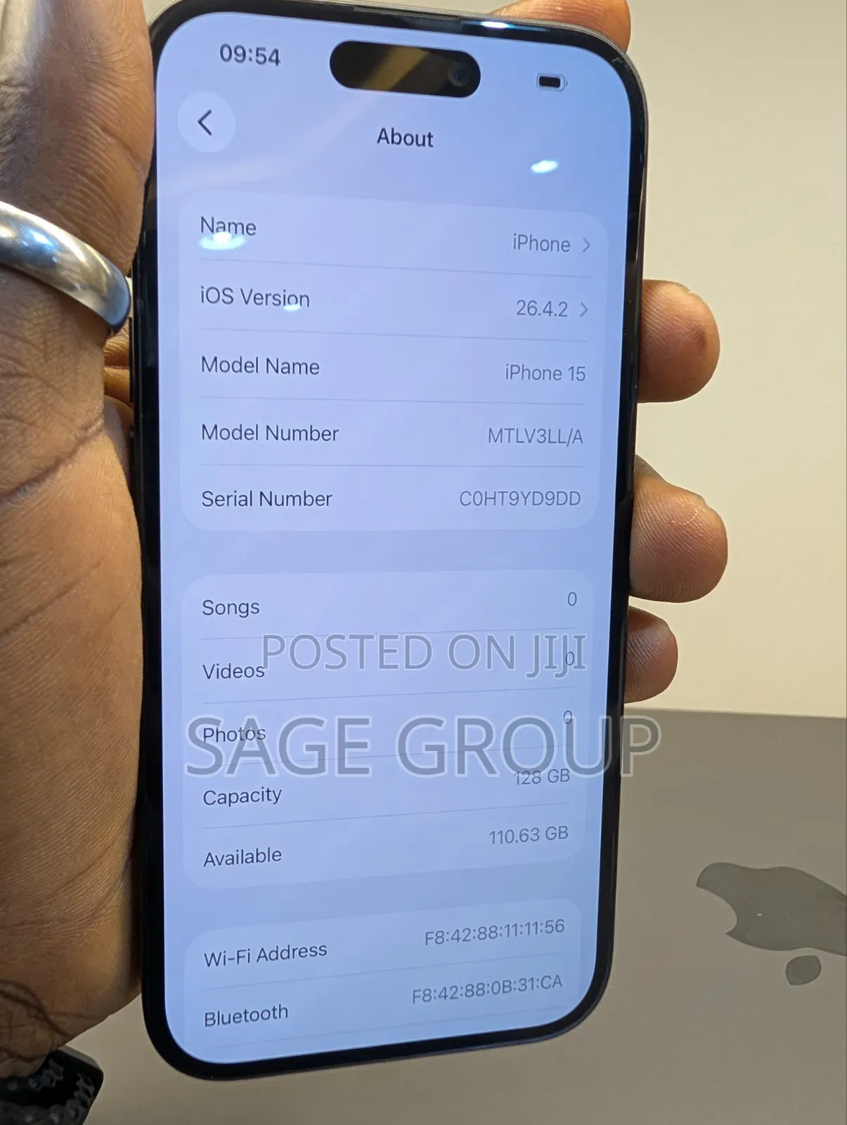 Apple iPhone 15 128 GB Black