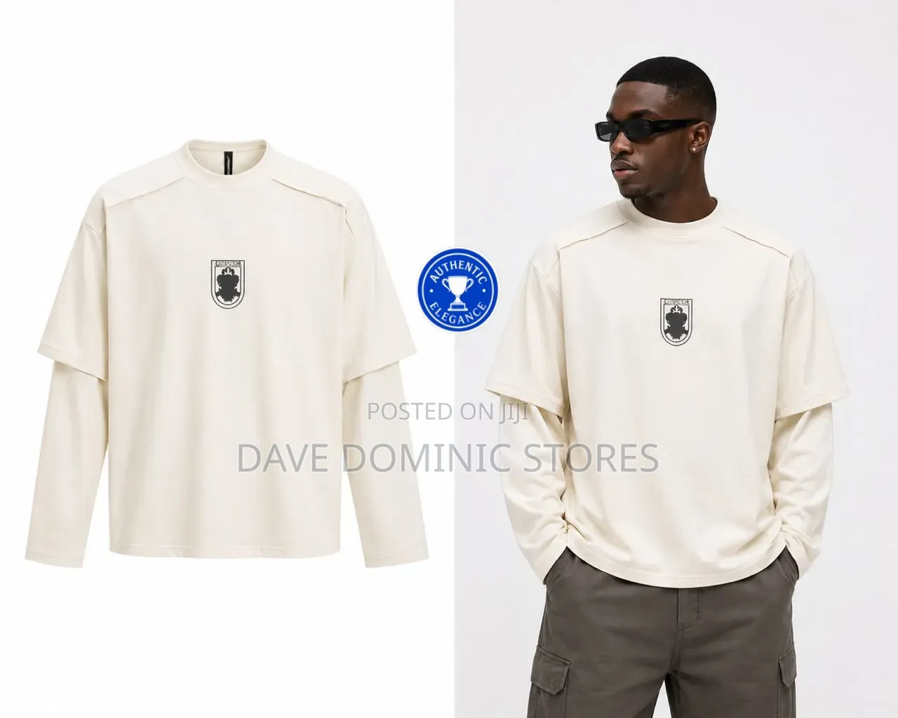 Luxury Double Hand Longsleeve Now Available in Store.