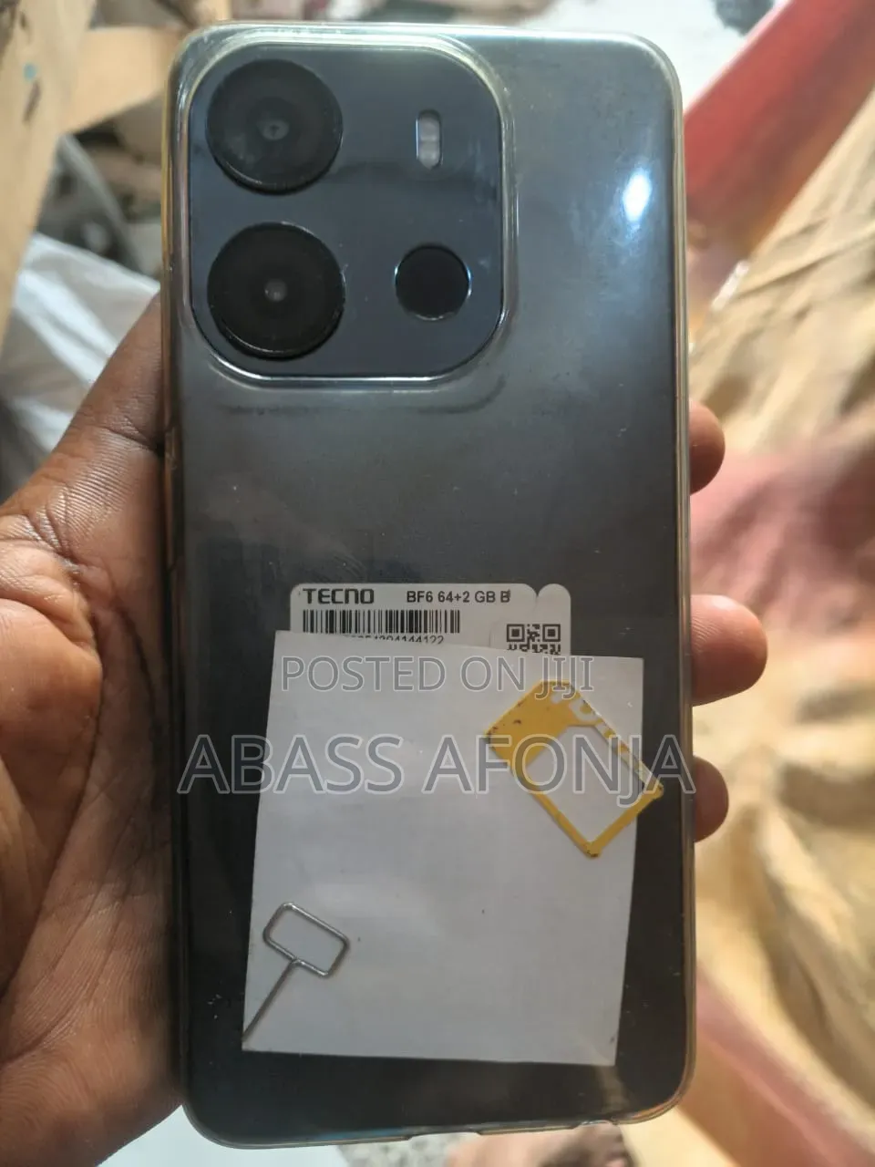 Tecno Pop 7 64 GB Black