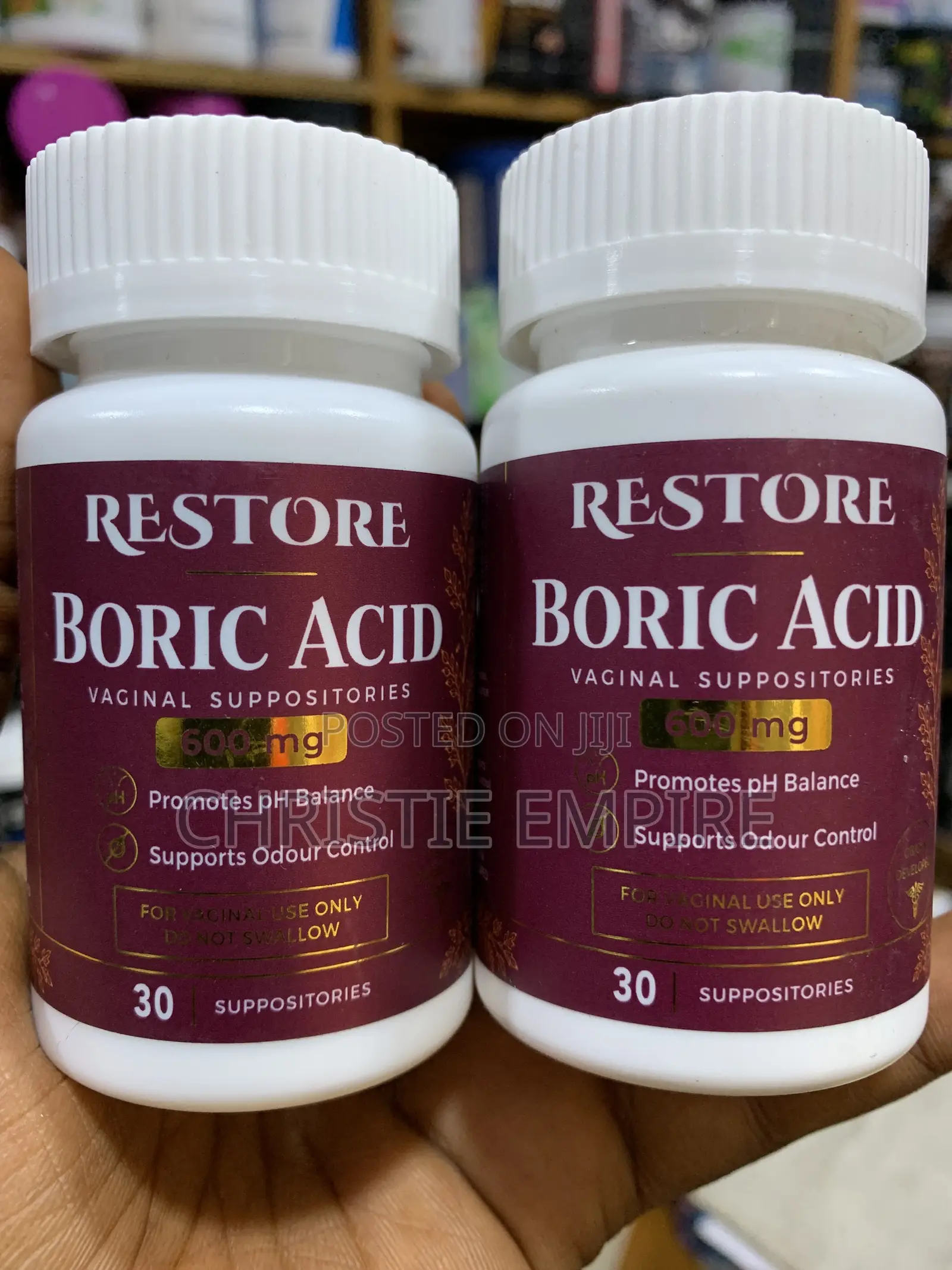 Restore Boric Acid 600mg
