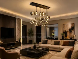 Modern Glass Ball Lamps for Living Room Pendant Chandeliers Bedroom