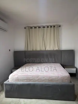 Neatly Used Bed and Mattress