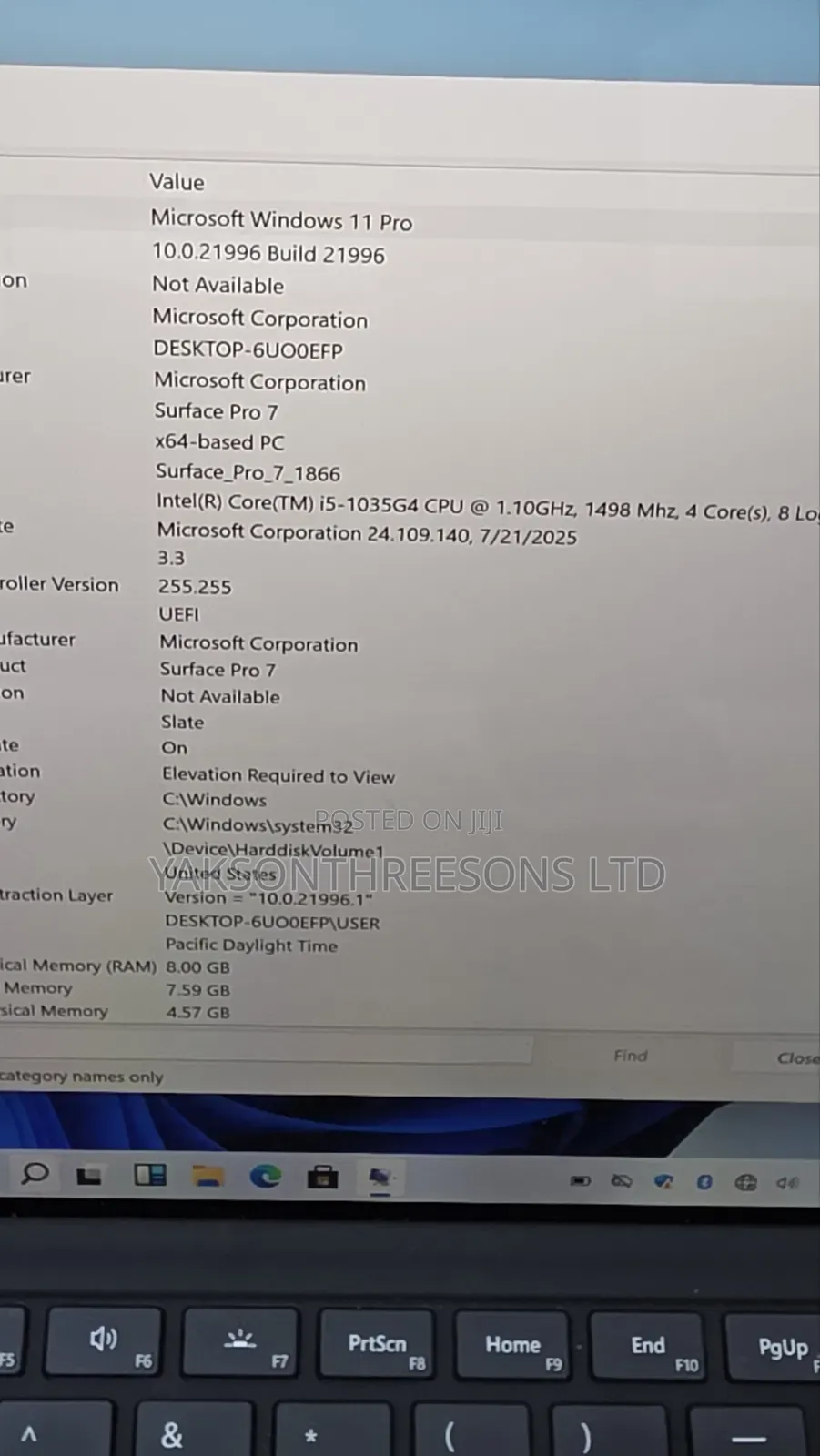 Laptop Microsoft Surface Laptop 7 8GB Intel Core i5 SSD 256GB