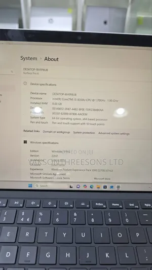 Laptop Microsoft Surface 8GB Intel Core i5 SSD 256GB