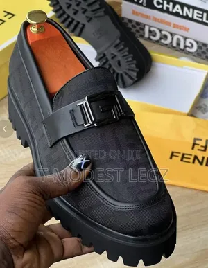 *Luxury Collection* Men’s Designer Lug-Sole Platform Loafers.