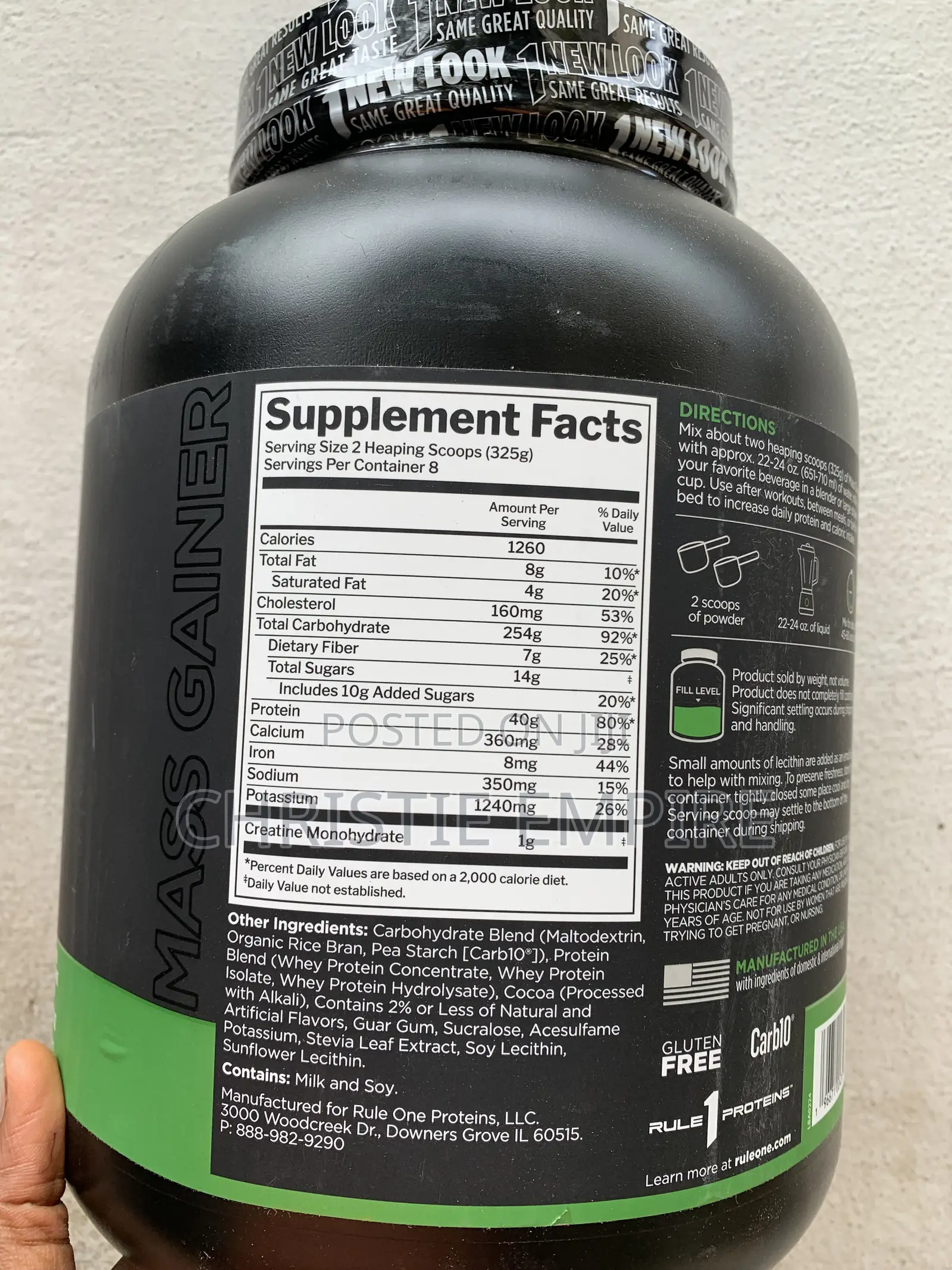 Rule 1 Mass Gainer