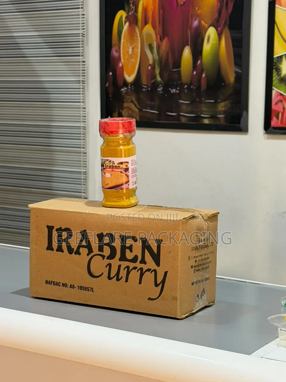 Curry Spixes Packaging Box