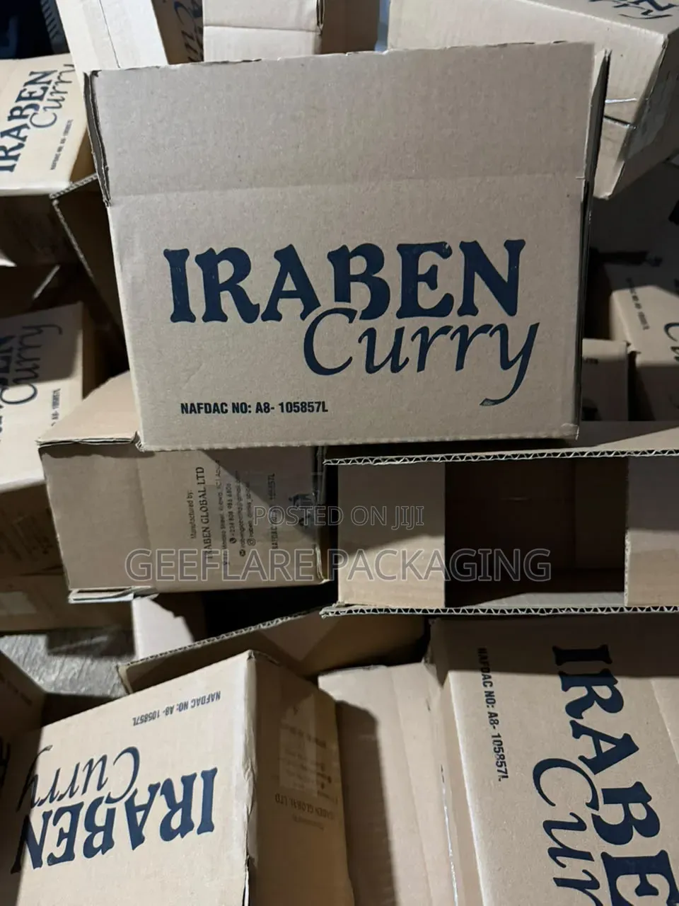 Curry Spixes Packaging Box