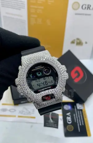 High End VVS1 Moissanite G-Shock Watch