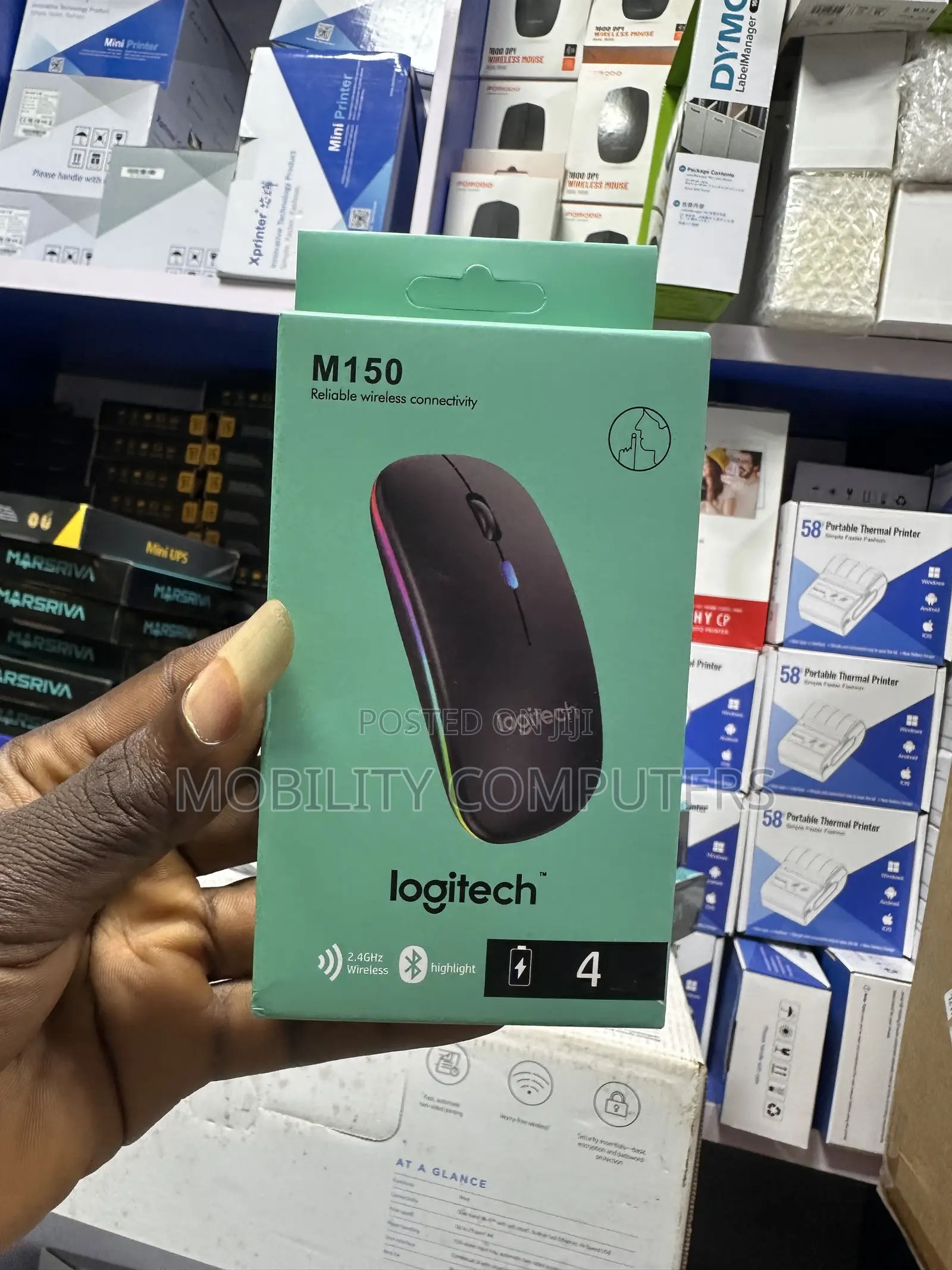Logitech Mouse M150 Bluetooth Wireless Rechargeable Mouse
