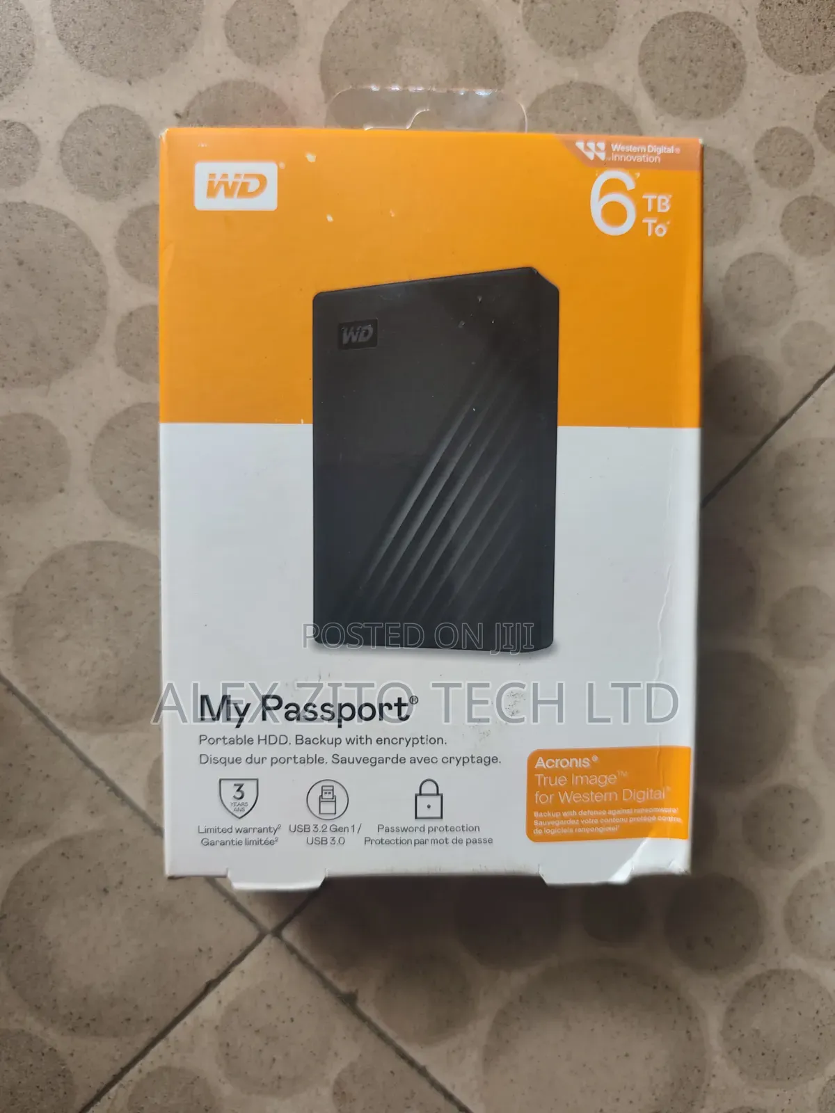 WD My Passport 6tb