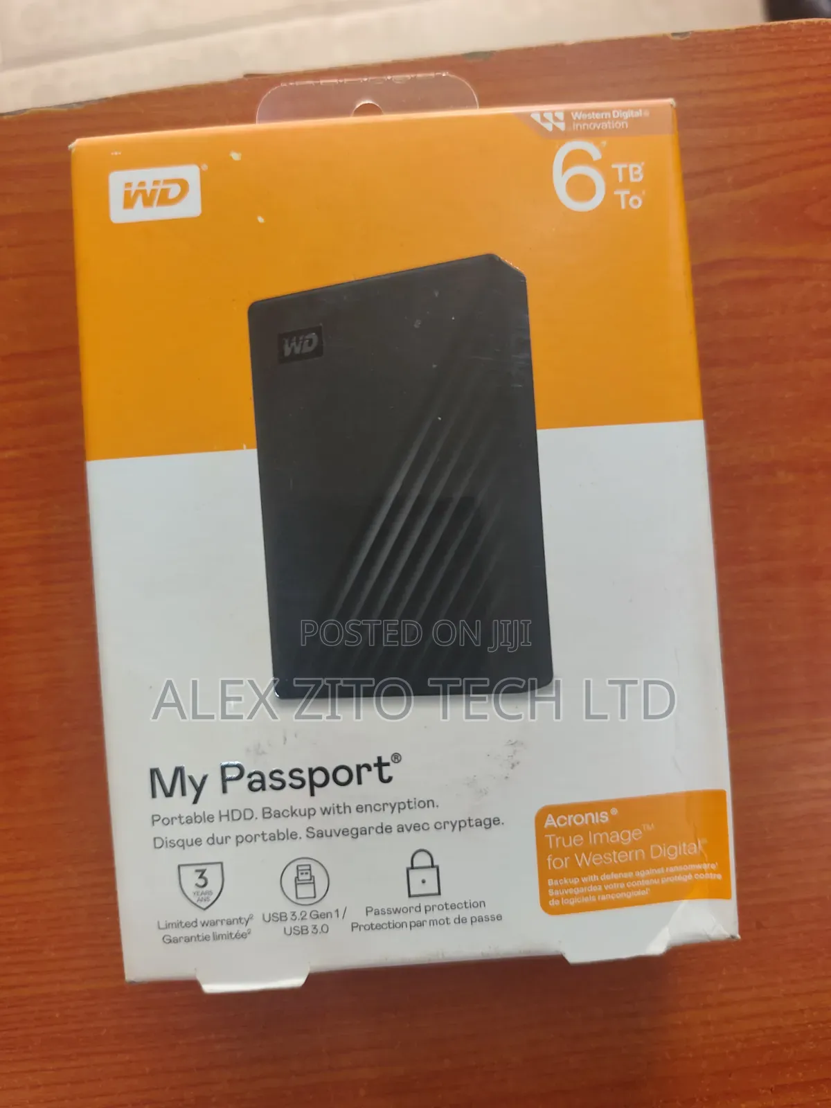 WD My Passport 6tb