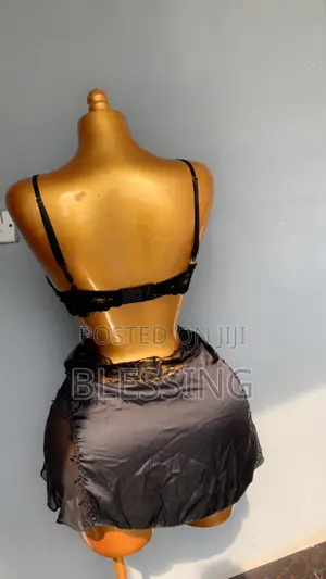 Black Satin Gown