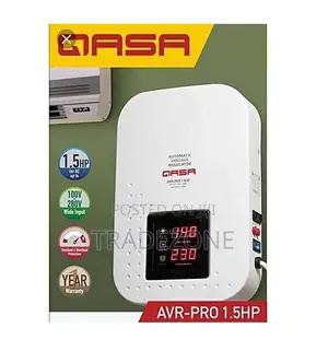 Qasa Wall Mount Stabilizer. Model AVR Pro 1.5HP