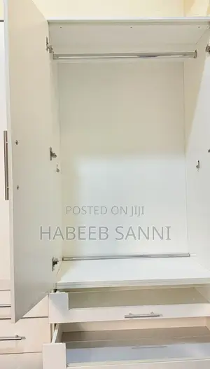 4 by 6.5 Ft All-White Wardrobe