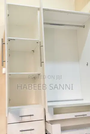 4 by 6.5 Ft All-White Wardrobe