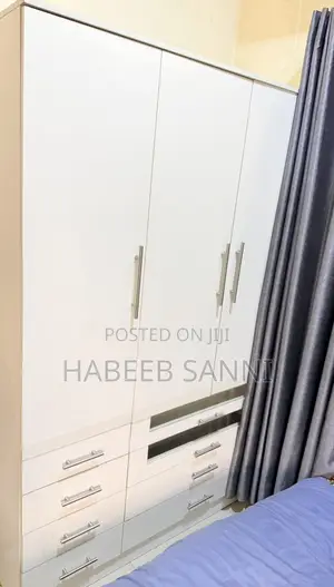 4 by 6.5 Ft All-White Wardrobe