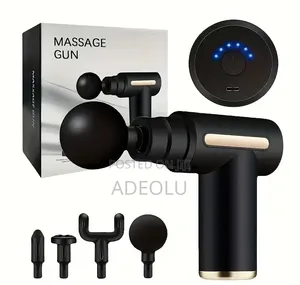 4-Head Interchangeable Massage Gun. The Perfect Holiday Gift