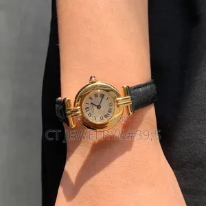 Vintage Must De Cartier Colisée Round Case 24mm (High Quality)