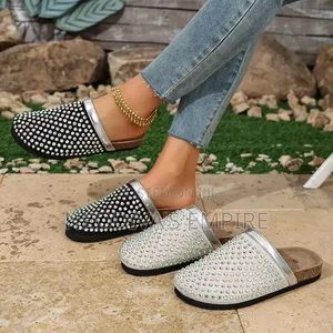 Woman's Rhinestone Comfort Clogs