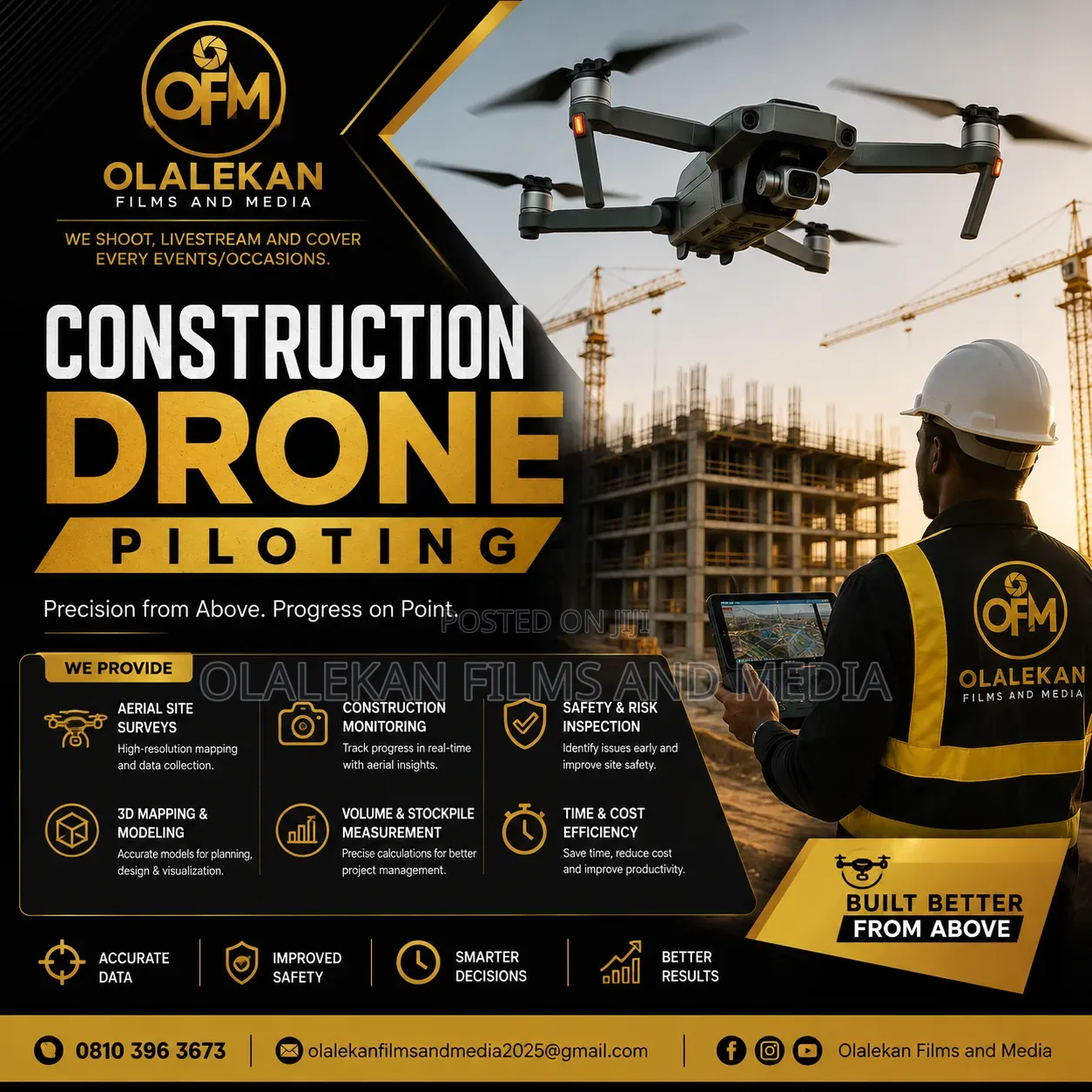 Construction Drone Videography