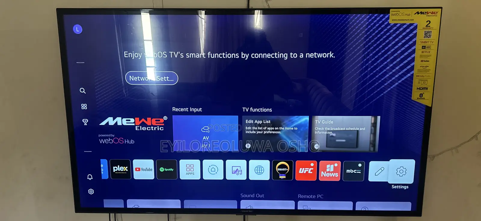 Mewe Electronic Smart TV
