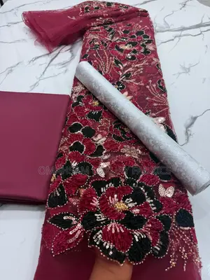 Velvet Beaded Lace