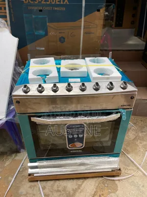 Brand New Bruhm 5borner All Gas Standing Cooker>oven Grill>silver