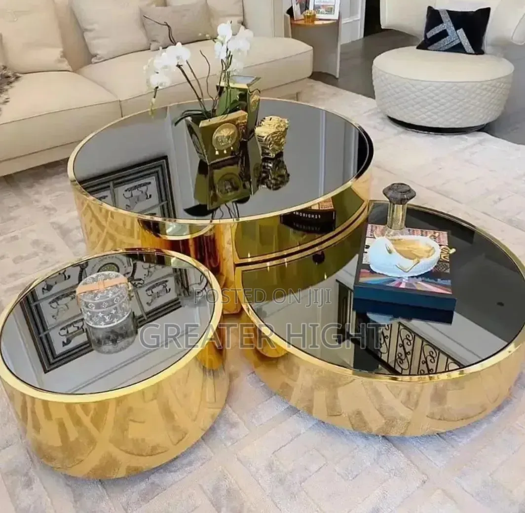 Classic 3in1 Gold Center Table