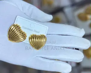Elegant Gold-Plated Necklace Earrings Set for Women