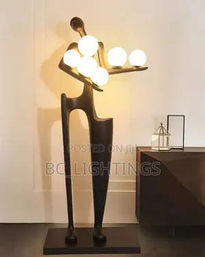 Large Black Floor Lamp Modern Art Zenith Corner Floor Lamp