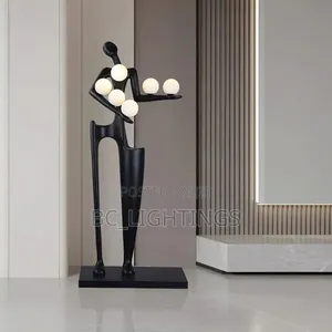 Large Black Floor Lamp Modern Art Zenith Corner Floor Lamp