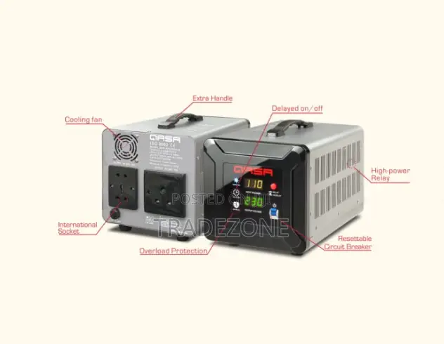 Qasa AVR AVR-PRO 5000VA,Digital Reliable Stabilizer