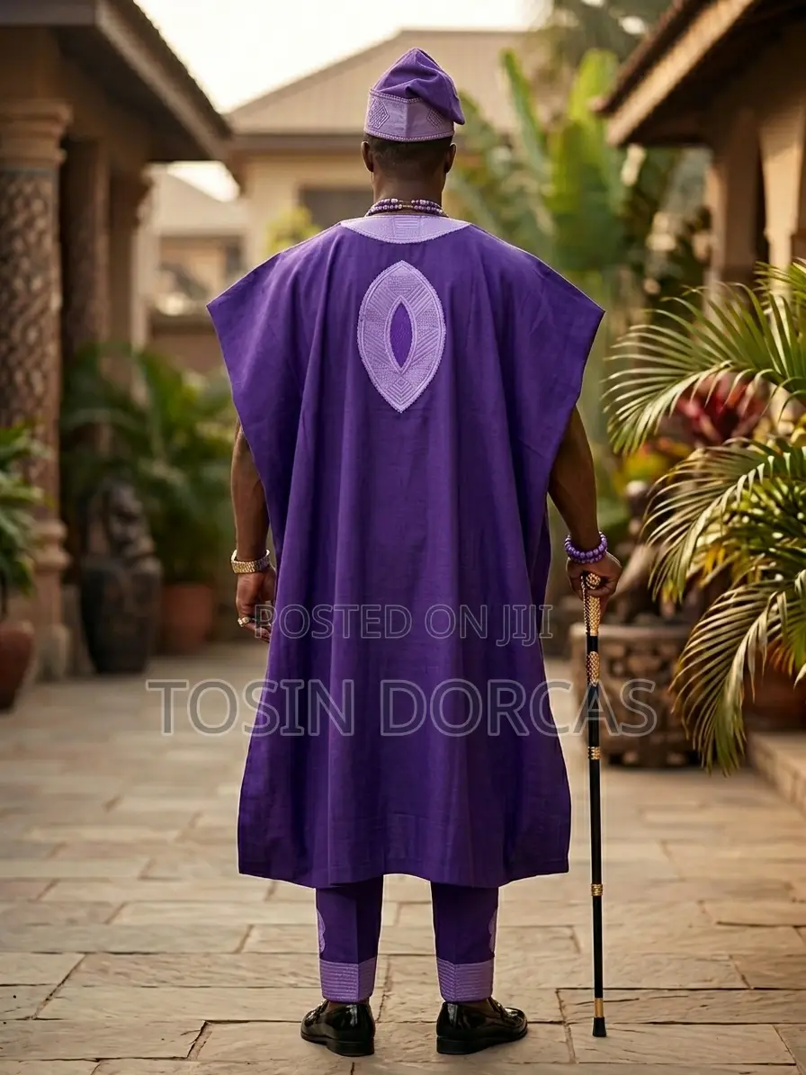 New Aso Oke Complete Set for a Man