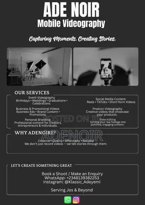 Adenoir Mobile Videography